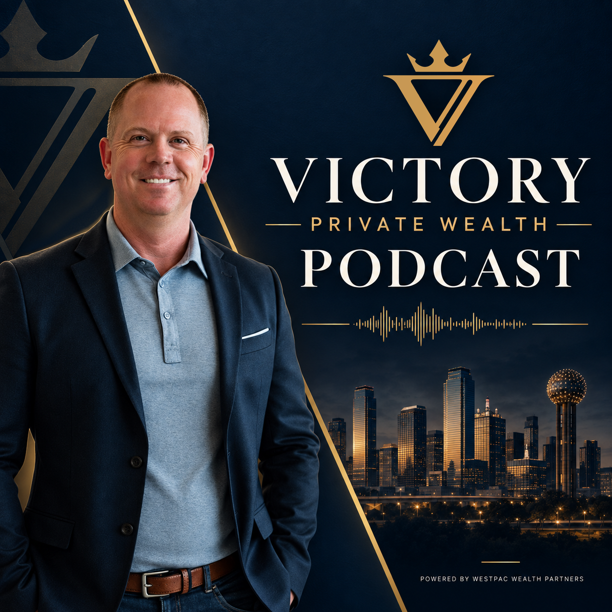 Victory Private Wealth Podcast cover featuring Brandon Agamennone